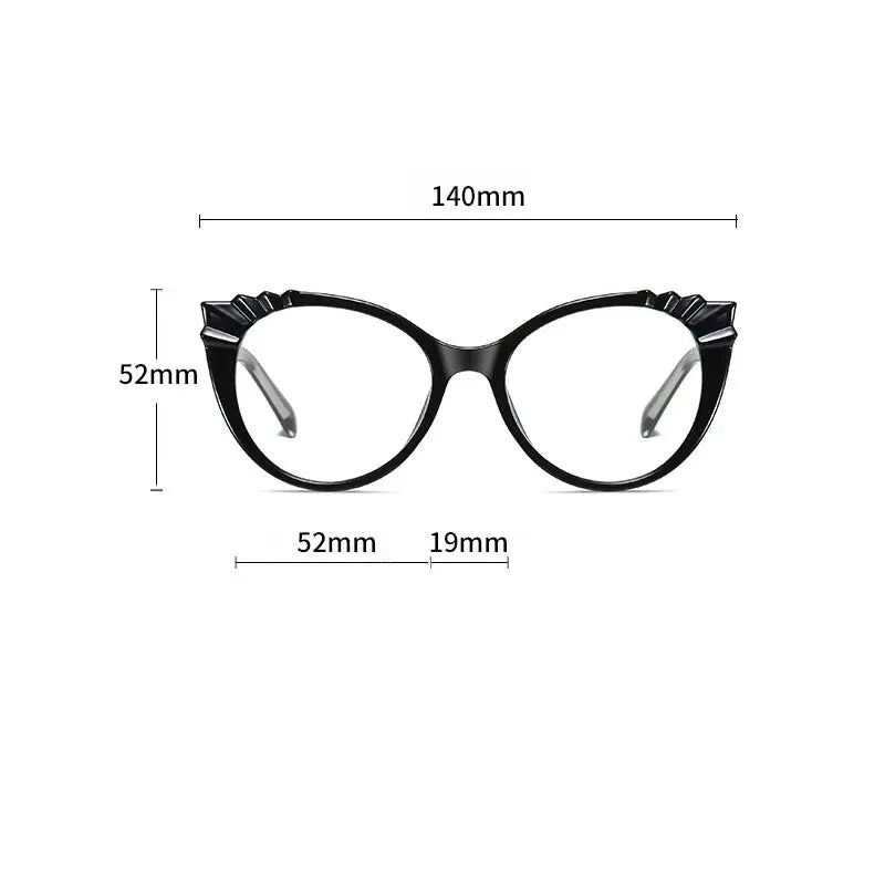 Unisex Cat Eye Full Rim TR90 Prescription Glasses 4 — view 2 | Rx Spectacle