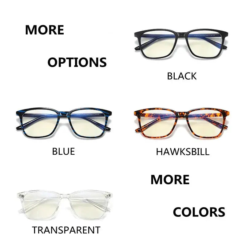 Unisex Square Full Rim Acetate Reading Glasses 6919 — view 3 | Rx Spectacle