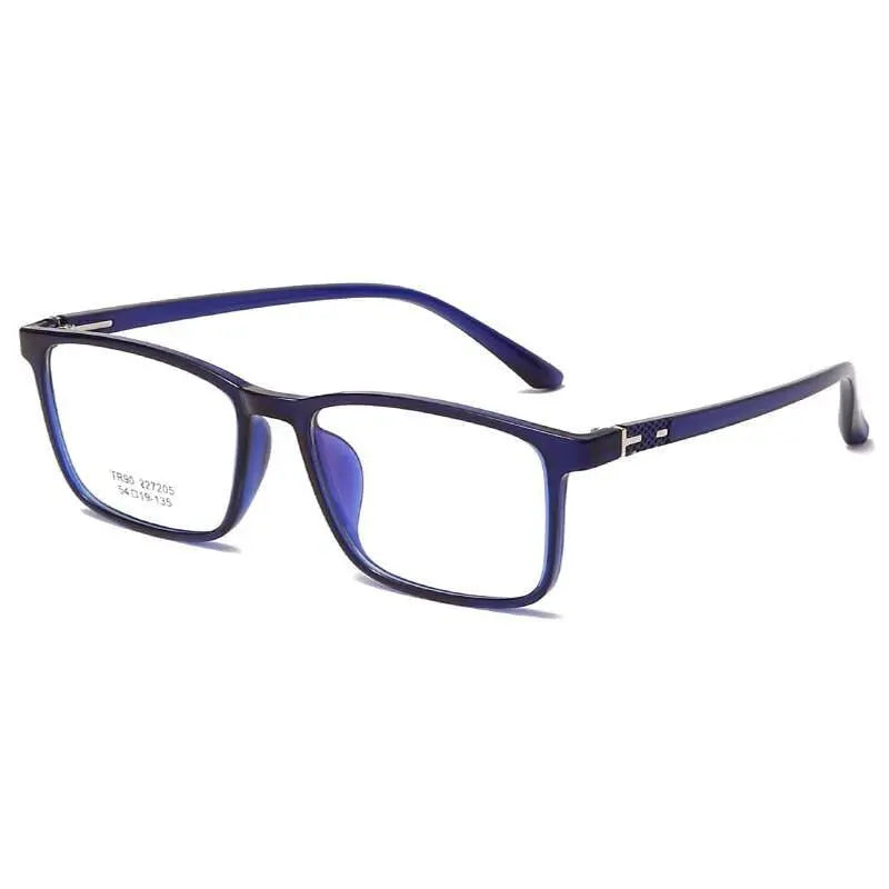 Unisex Rectangular Full Rim TR90 Prescription Glasses 227 — view 10 | Rx Spectacle