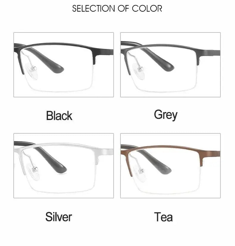 Unisex Semi-Rimless Alloy Prescription Glasses 6297 — view 18 | Rx Spectacle