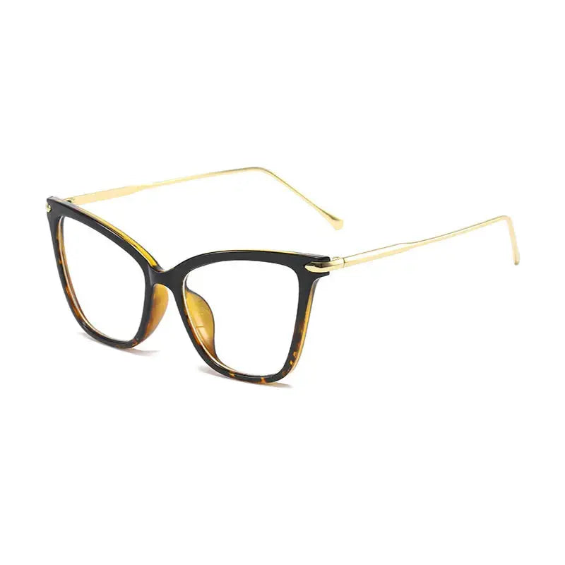 Women's Cat Eye Full Rim Alloy Prescription Glasses 97024 — view 1 | Rx Spectacle