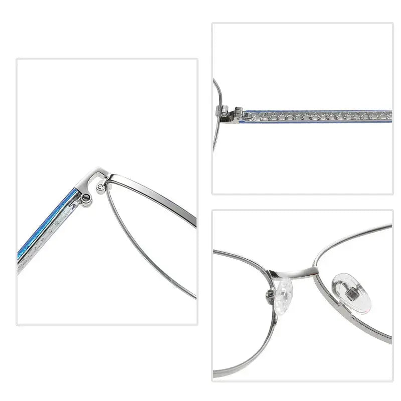 Women's Cat Eye Full Rim TR90 Prescription Glasses 3006 — view 6 | Rx Spectacle