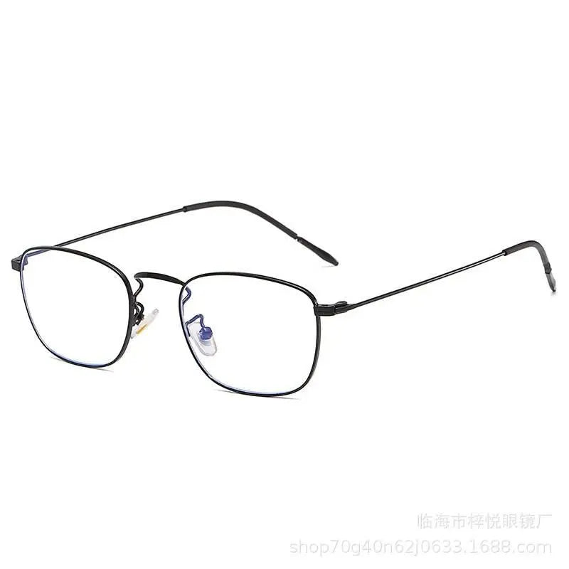 Unisex Rectangular Full Rim Alloy Prescription Glasses Zy9951 — view 11 | Rx Spectacle