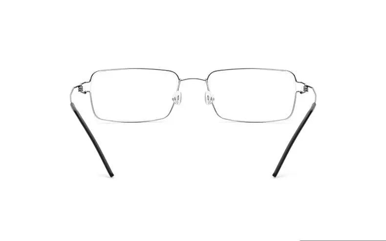 Unisex Full Rim Titanium Screwless Prescription Glasses 28606 — view 15 | Rx Spectacle