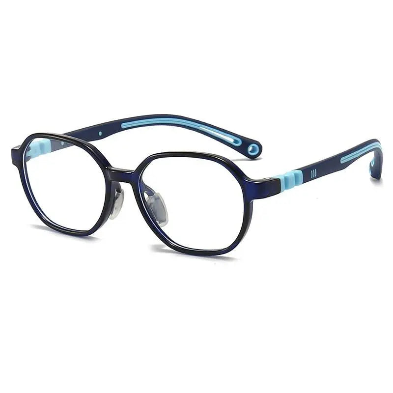 Unisex Round Full Rim Titanium Prescription Glasses Trd103 — view 9 | Rx Spectacle