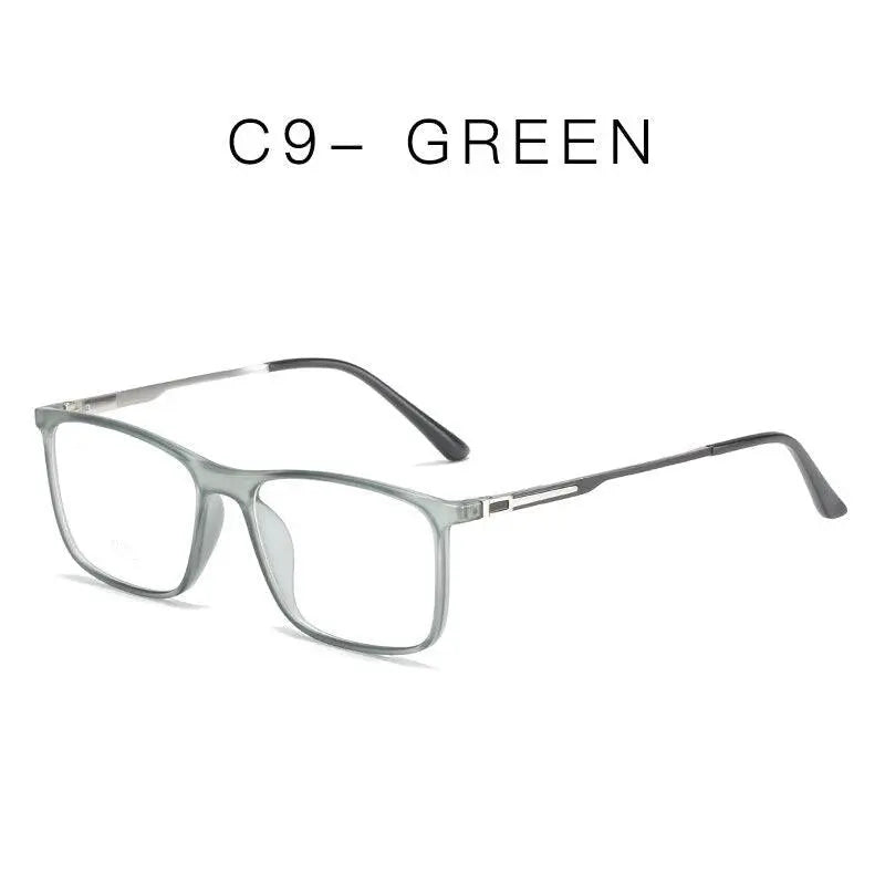 Men's Square Full Rim TR90 Prescription Glasses 8719 — view 4 | Rx Spectacle