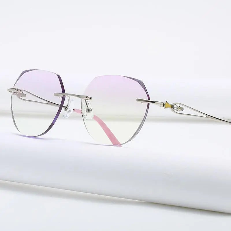 Women's Rimless Titanium Prescription Glasses 58111 — view 1 | Rx Spectacle