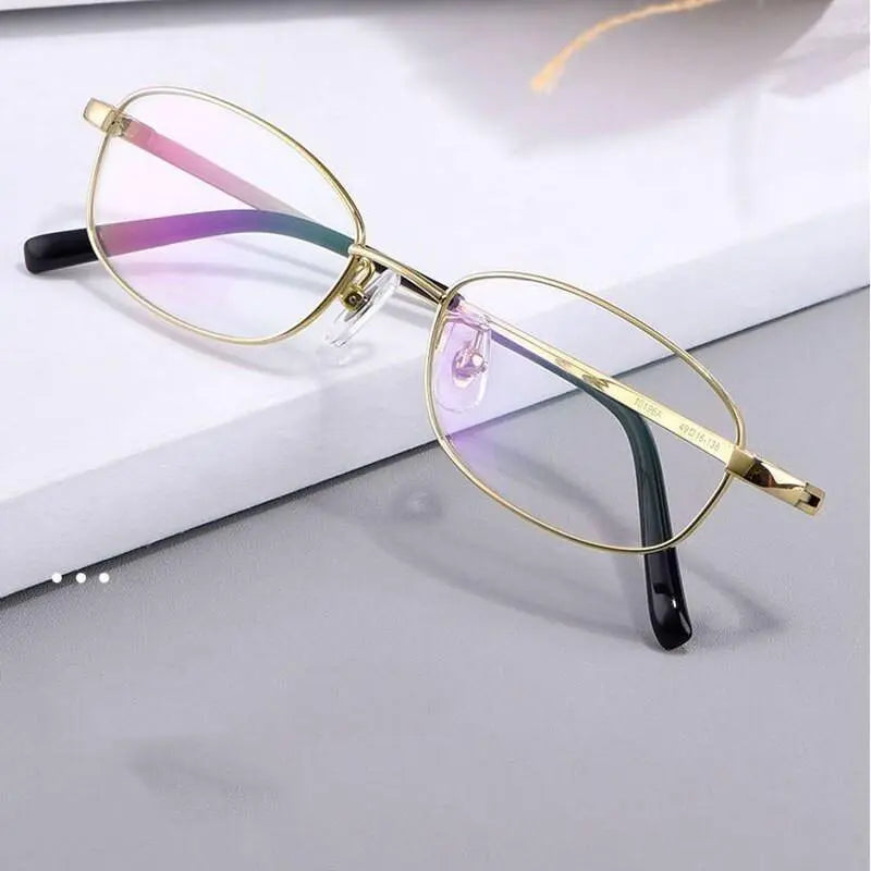 Men's Full Rim Titanium Prescription Glasses 10196 — view 4 | Rx Spectacle