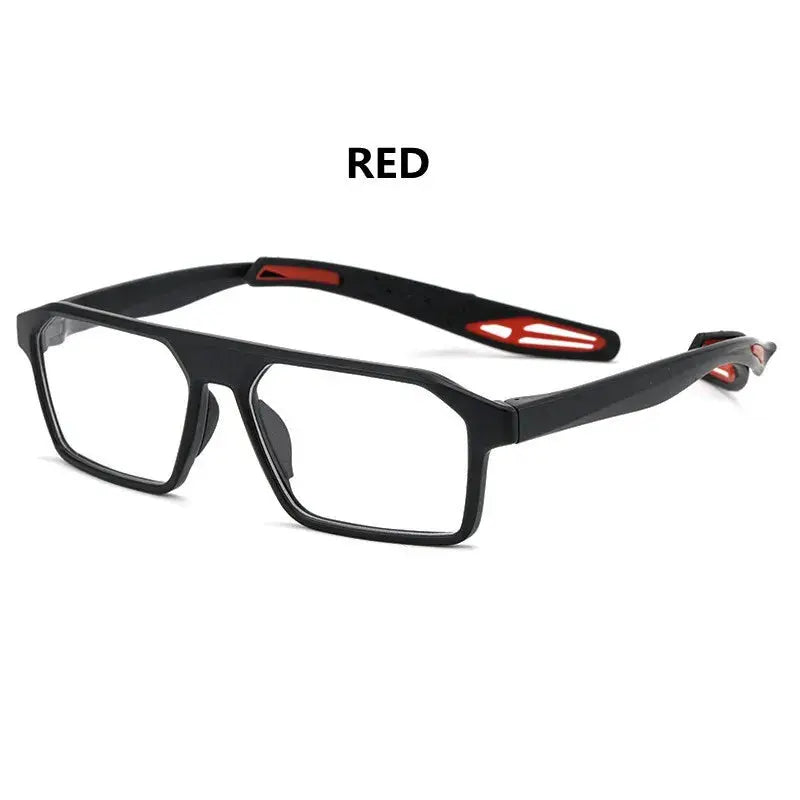 Unisex Square Full Rim TR90 Sports Glasses 1218 — view 8 | Rx Spectacle