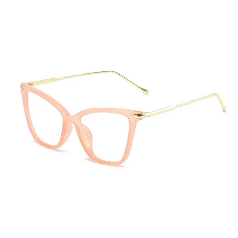 Women's Cat Eye Full Rim Alloy Prescription Glasses 97024 — view 3 | Rx Spectacle
