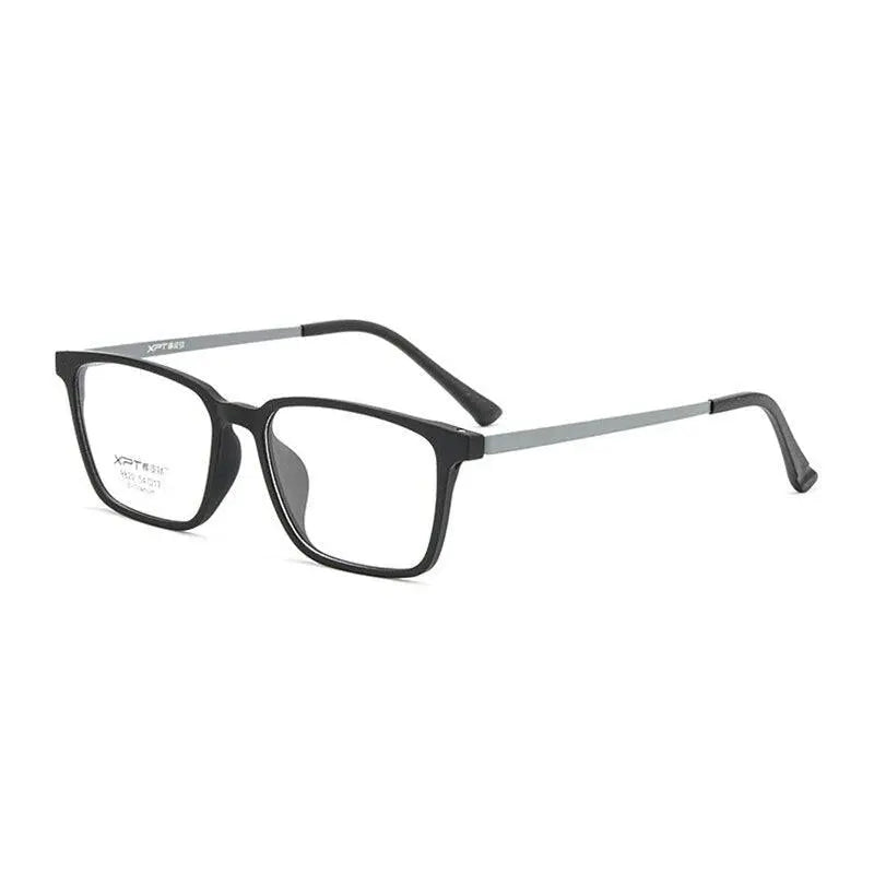 Unisex Square Full Rim Titanium Prescription Glasses — view 11 | Rx Spectacle