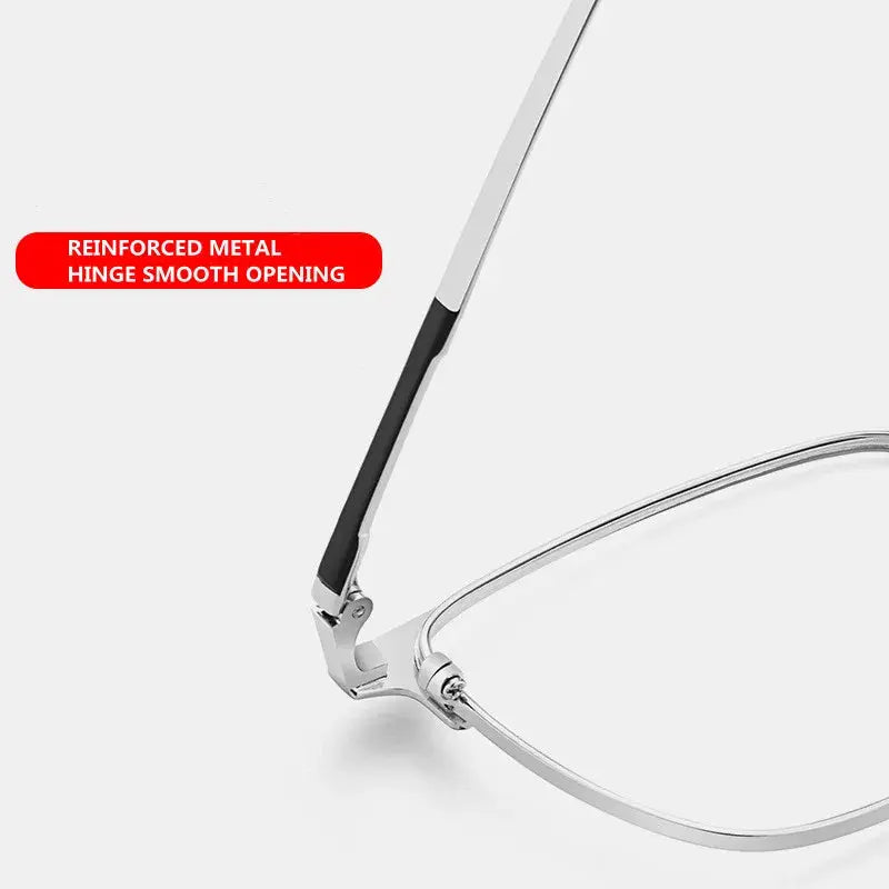 Unisex Square Full Rim Acetate Reading Glasses 91872 — view 5 | Rx Spectacle