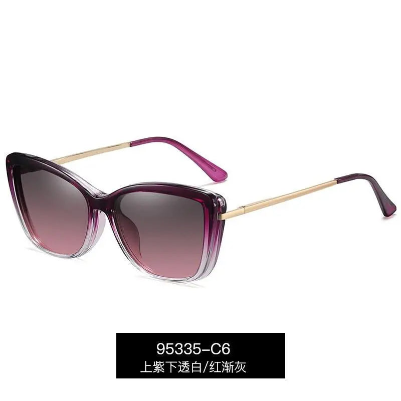 Women's Full Rim TR90 Clip-On Prescription Glasses 95335 — view 6 | Rx Spectacle
