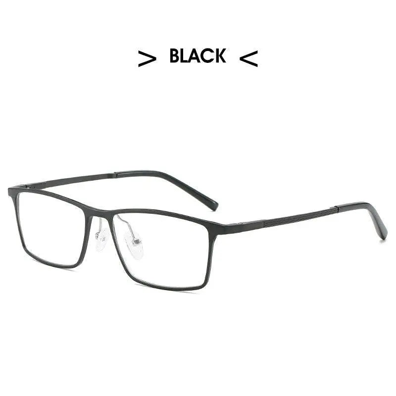 Men's Square Full Rim Alloy Prescription Glasses P6308 — view 3 | Rx Spectacle