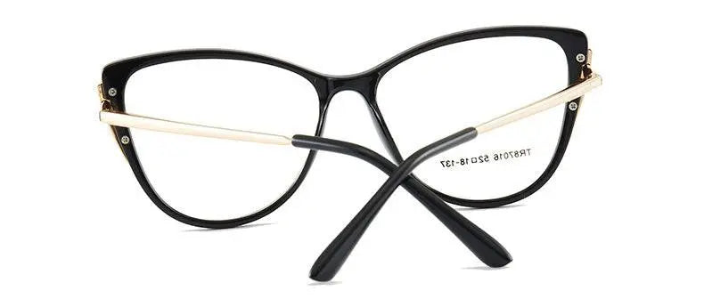Women's Cat Eye Full Rim TR90 Prescription Glasses 7016 — view 16 | Rx Spectacle