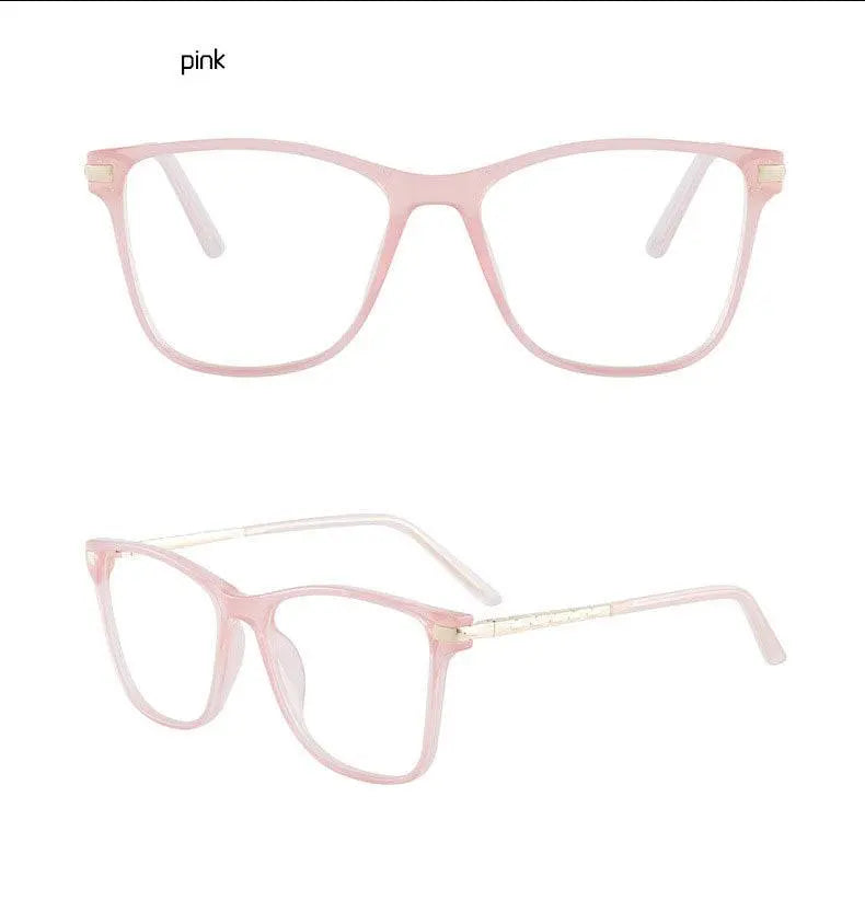 Women's Square Full Rim TR90 Prescription Glasses 7039 — view 19 | Rx Spectacle