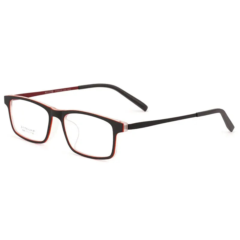 Women's Square Full Rim Titanium Prescription Glasses 48886 — view 6 | Rx Spectacle