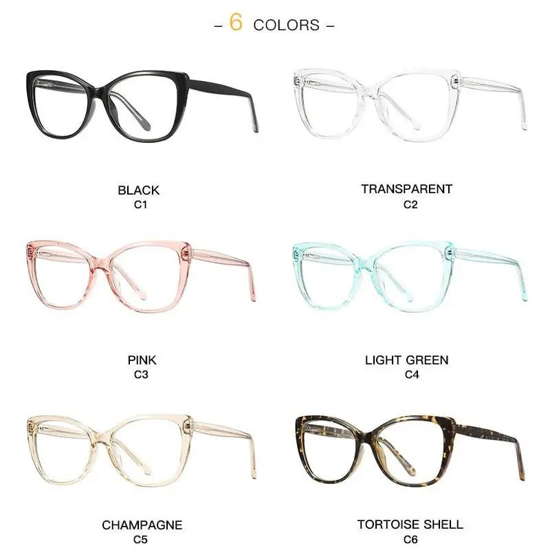 Women's Cat Eye Full Rim TR90 Prescription Glasses 2005 — view 3 | Rx Spectacle