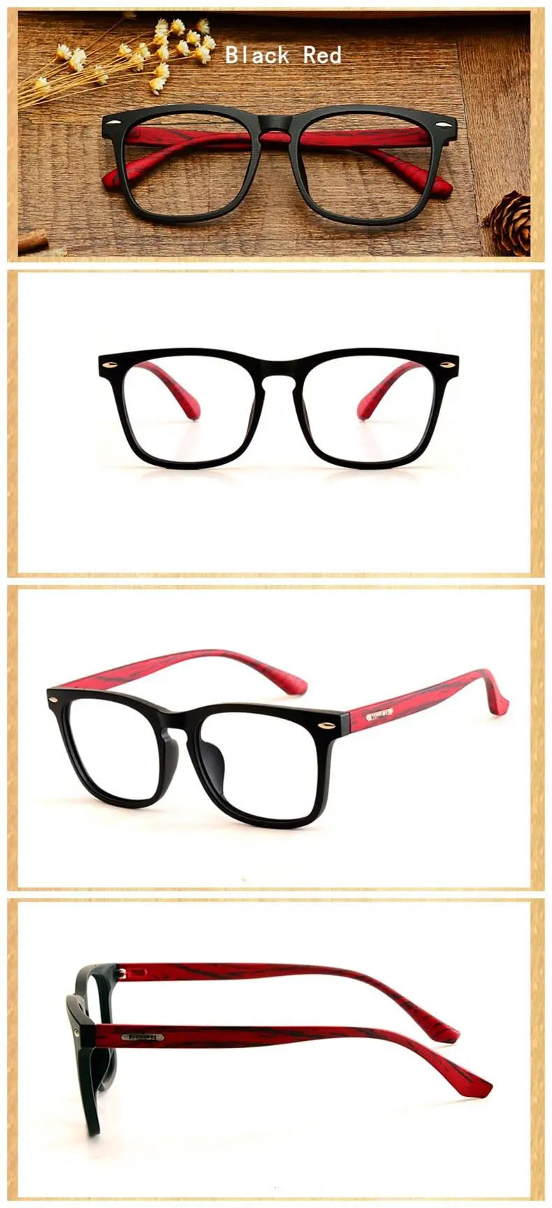 Unisex Full Rim Resin Prescription Glasses 98028 — view 15 | Rx Spectacle