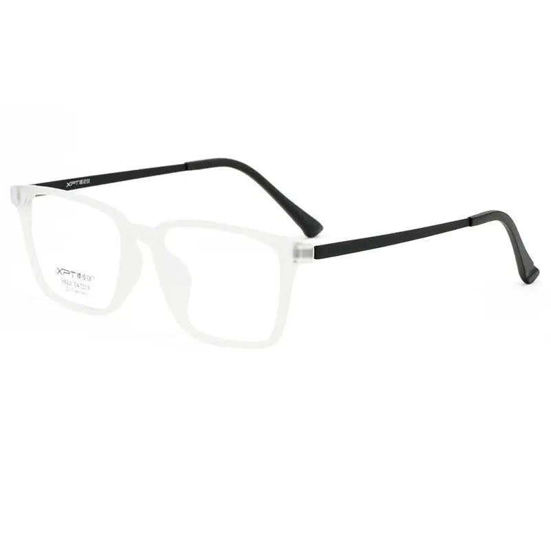 Men's Square Full Rim Titanium Prescription Glasses 9822 — view 2 | Rx Spectacle
