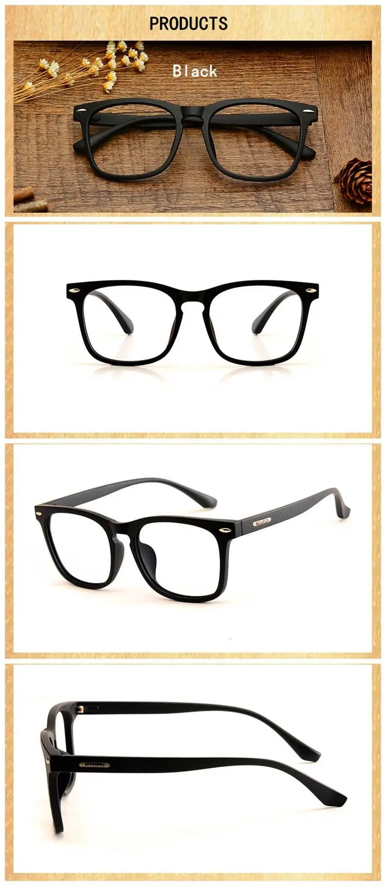 Unisex Full Rim Resin Prescription Glasses 98028 — view 12 | Rx Spectacle