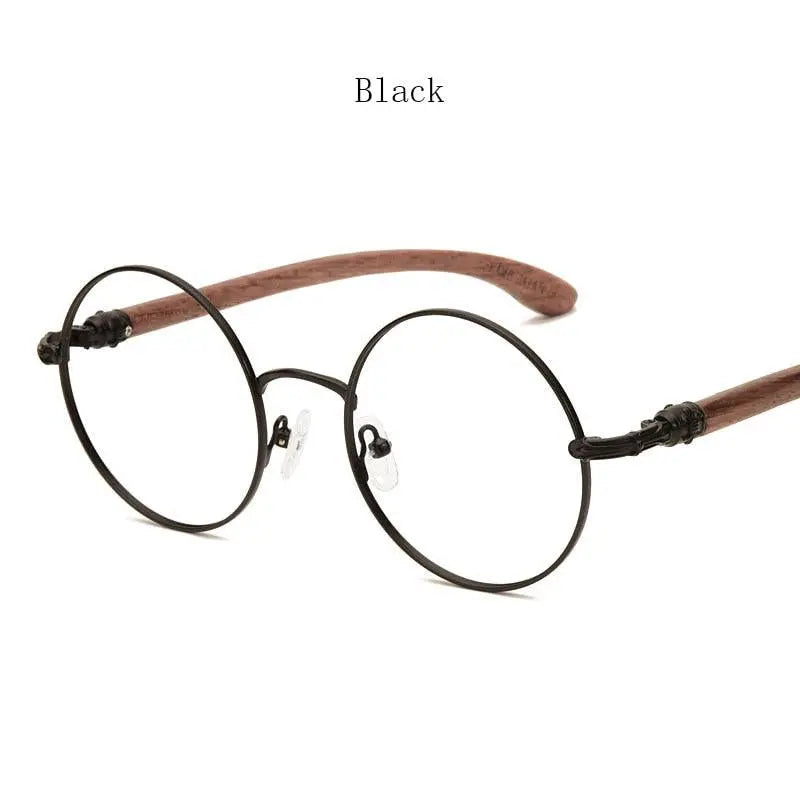 Unisex Round Full Rim Titanium Prescription Glasses 7573 — view 3 | Rx Spectacle
