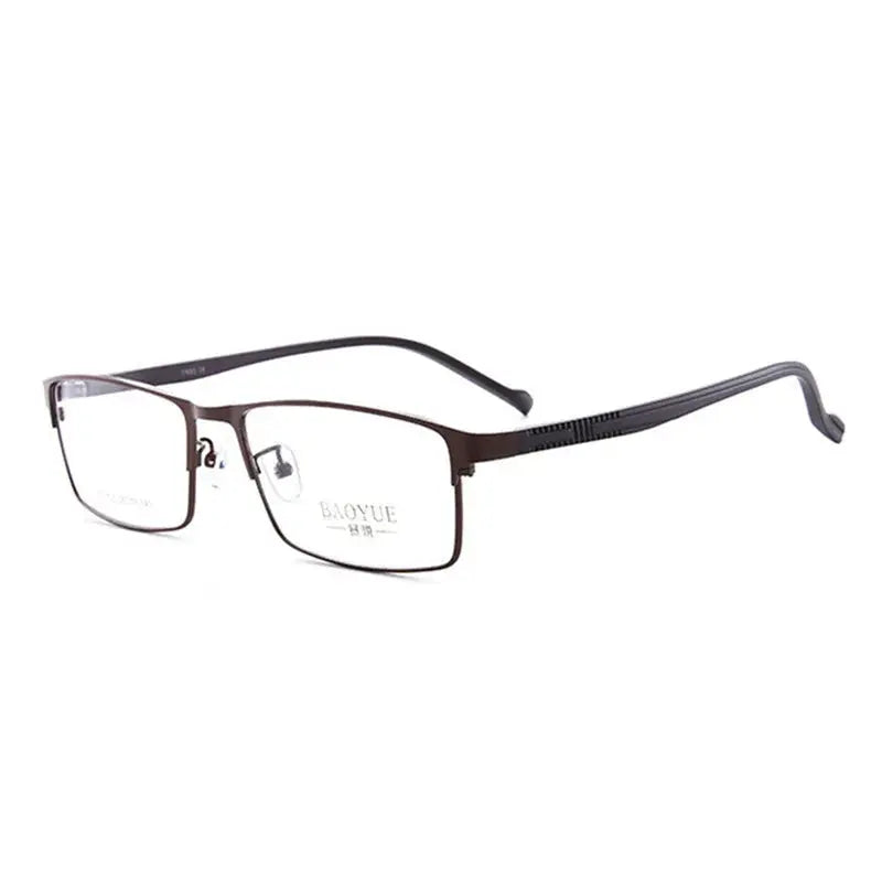 Unisex Square Full Rim Alloy Reading Glasses 8825 — view 6 | Rx Spectacle