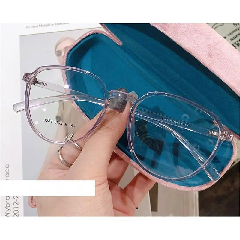 Women's Round Full Rim Resin Prescription Glasses 3283 — view 7 | Rx Spectacle
