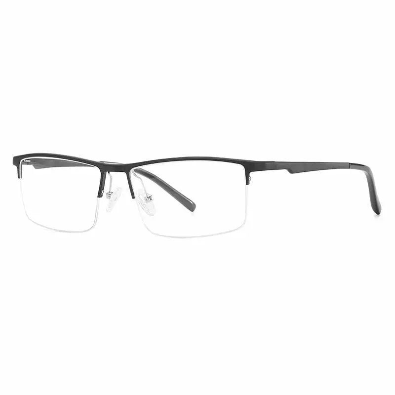 Unisex Semi-Rimless Alloy Prescription Glasses 6331 — view 7 | Rx Spectacle