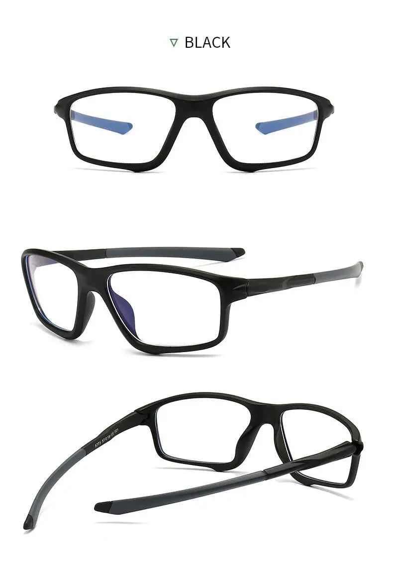 Men's Square Full Rim TR90 Sports Glasses TR5773 — view 11 | Rx Spectacle