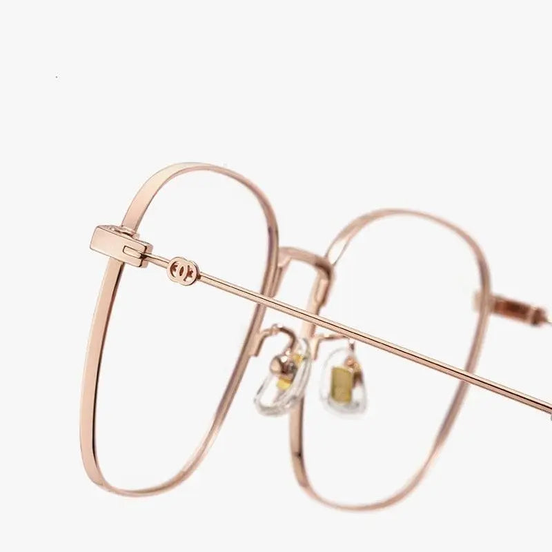 Unisex Full Rim Titanium Prescription Glasses 7525 — view 4 | Rx Spectacle