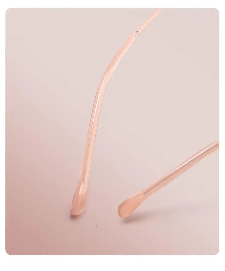 Women's Semi-Rimless Alloy Prescription Glasses 8020Z — view 13 | Rx Spectacle