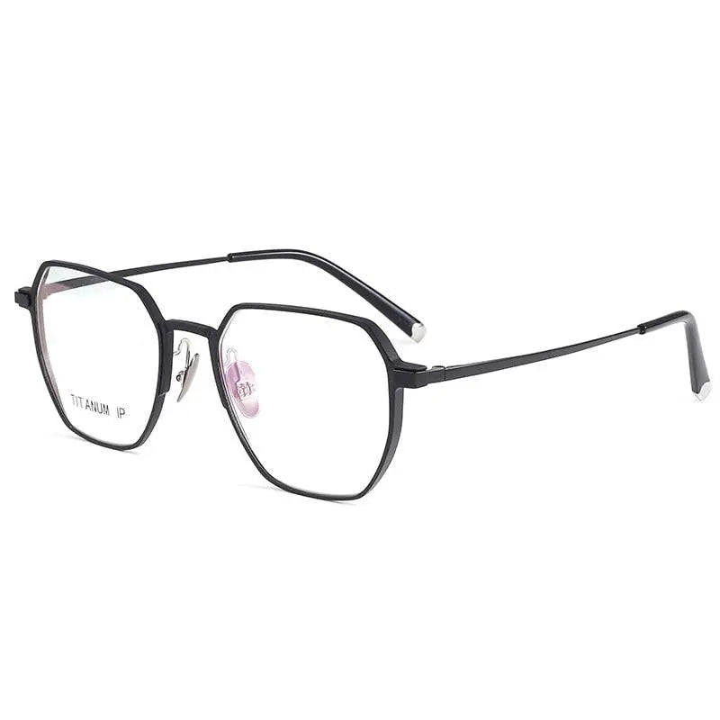 Unisex Full Rim Titanium Prescription Glasses 66004 — view 4 | Rx Spectacle