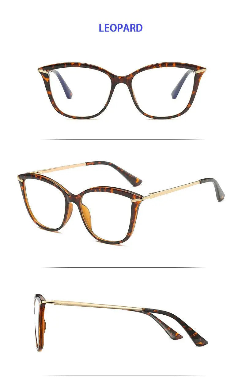 Women's Cat Eye Full Rim TR90 Prescription Glasses 2036 — view 17 | Rx Spectacle