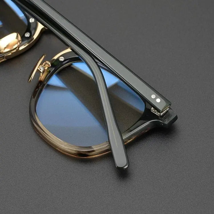 Men's Full Rim Acetate Prescription Glasses Y001 — view 15 | Rx Spectacle