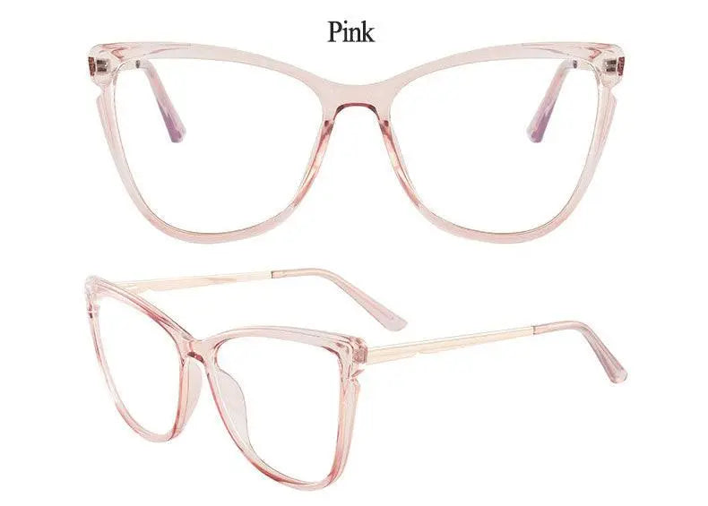 Women's Cat Eye Full Rim TR90 Prescription Glasses 7021 — view 17 | Rx Spectacle