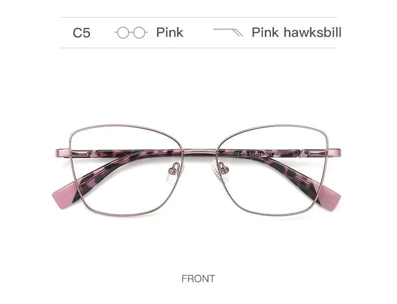 Unisex Square Full Rim Alloy Prescription Glasses 3010 — view 27 | Rx Spectacle