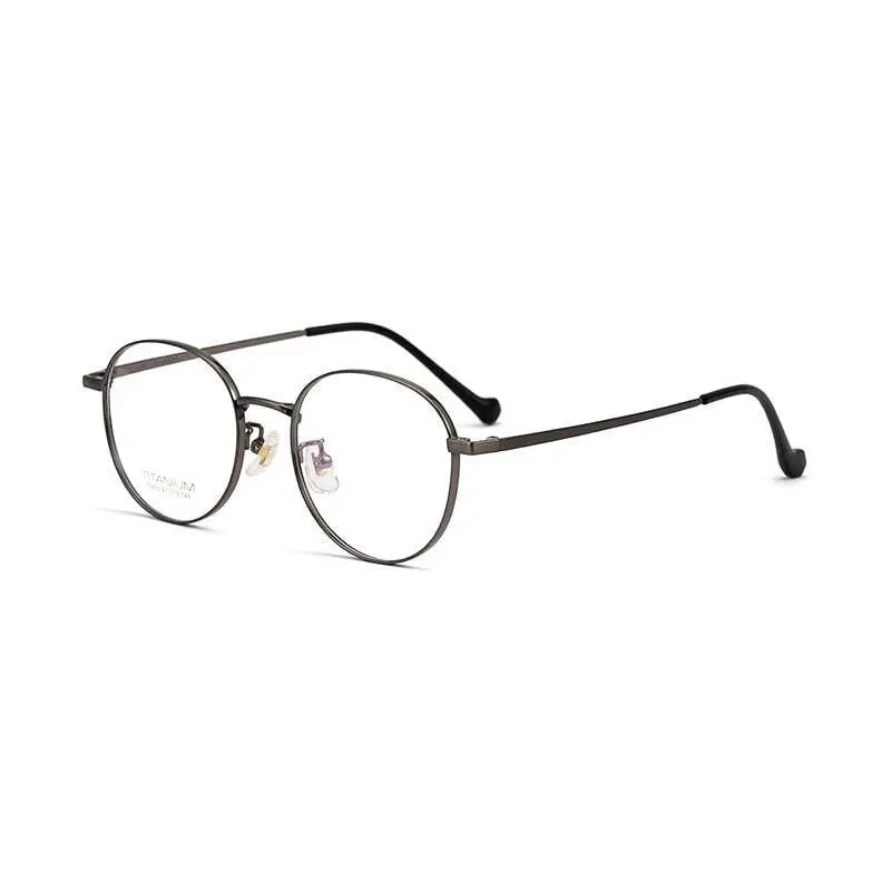 Unisex Polygon Full Rim Titanium Prescription Glasses 3933 — view 7 | Rx Spectacle