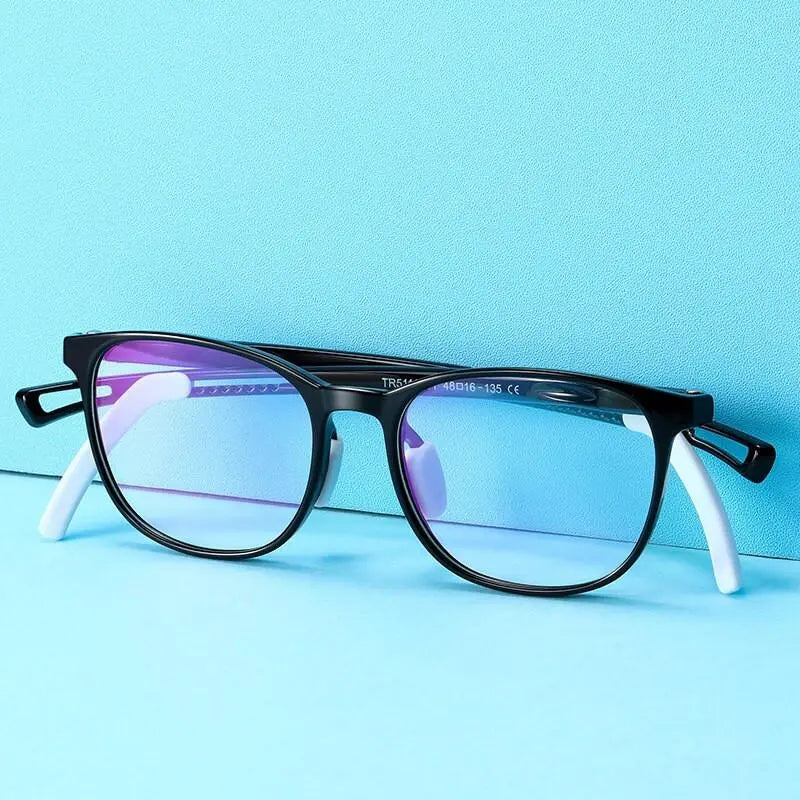 Unisex Square Full Rim TR90 Prescription Glasses 5111 — view 6 | Rx Spectacle