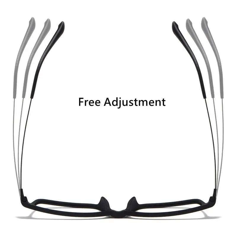 Men's Full Rim Titanium Prescription Glasses HR8085 — view 5 | Rx Spectacle