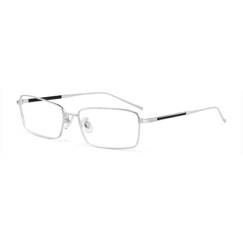 Unisex Full Rim Titanium Prescription Glasses 10109 — view 10 | Rx Spectacle