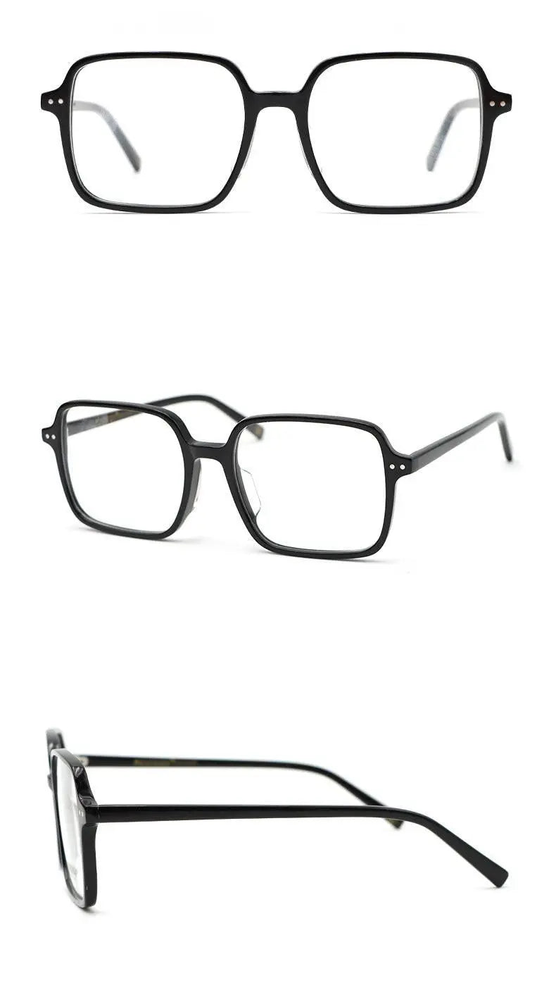 Women's Square Full Rim Acetate Oversized Prescription Glasses Ps9105 — view 13 | Rx Spectacle