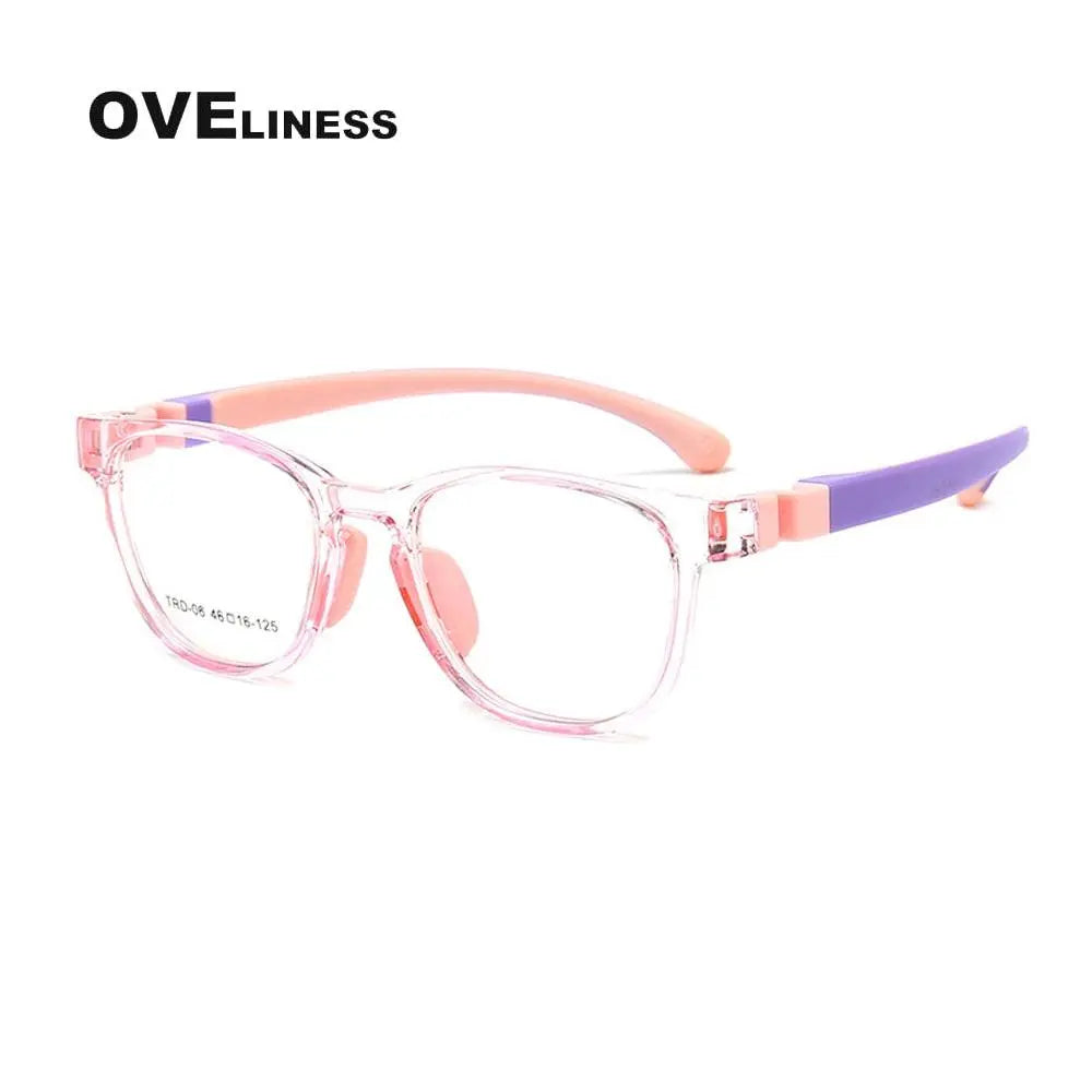Unisex Square Full Rim Titanium Prescription Glasses Olp06 — view 2 | Rx Spectacle