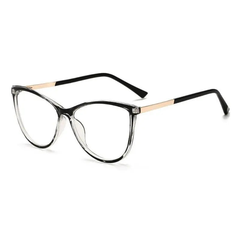 Unisex Cat Eye Full Rim Alloy Prescription Glasses 32002 — view 7 | Rx Spectacle