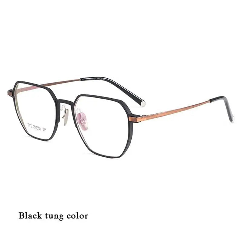 Unisex Full Rim Titanium Prescription Glasses 66004 — view 3 | Rx Spectacle