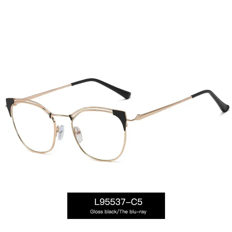 Women's Cat Eye Full Rim TR90 Prescription Glasses 95537 — view 5 | Rx Spectacle