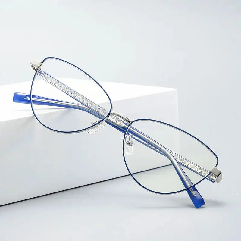 Women's Cat Eye Full Rim TR90 Prescription Glasses 3006 — view 1 | Rx Spectacle