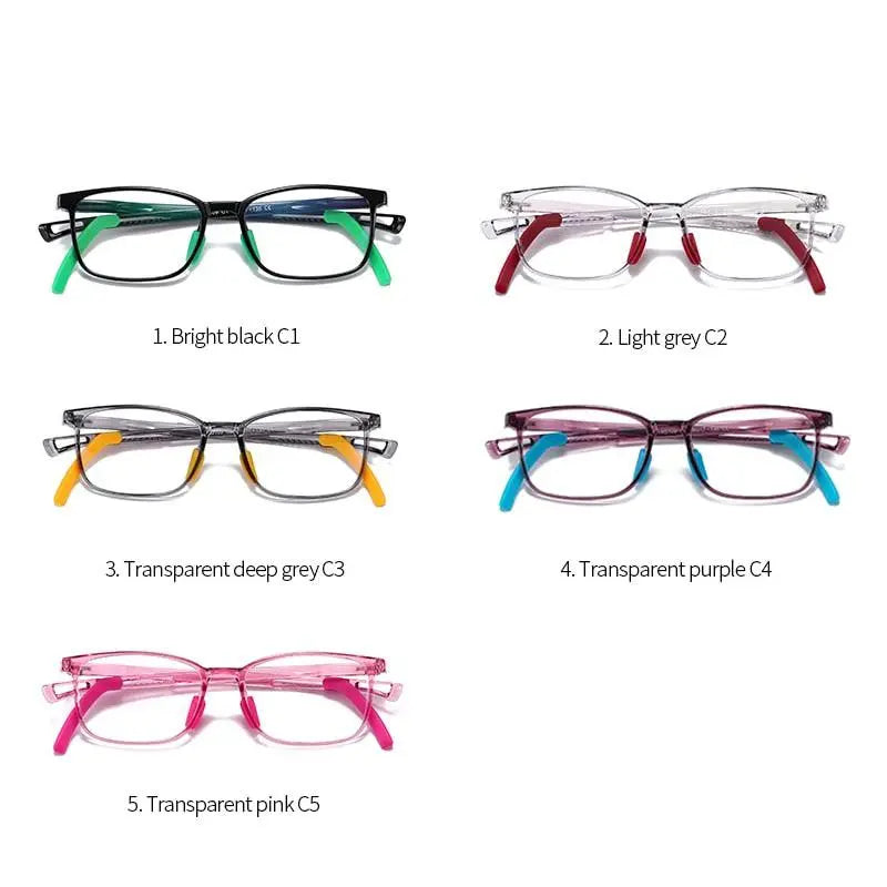 Unisex Square Full Rim TR90 Prescription Glasses 5109 — view 5 | Rx Spectacle