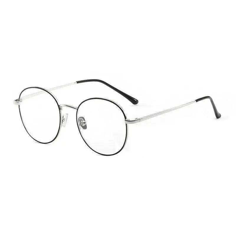 Unisex Round Full Rim Alloy Prescription Glasses 9905 — view 7 | Rx Spectacle