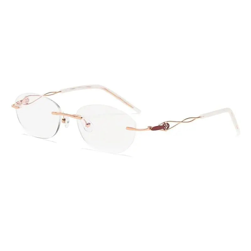 Women's Rimless Prescription Glasses 2378 — view 7 | Rx Spectacle